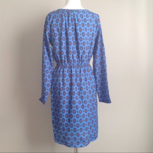 J. Crew | Medallion Print Long Sleeve Dress | NWOT - Picture 3 of 6